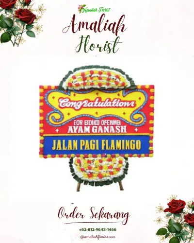 Bunga Papan Congratulation di Rabangodu Selatan